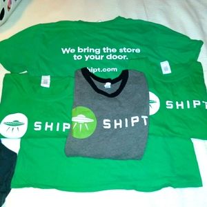 Lot of 4 Shipt Shopper shirts Sz. L